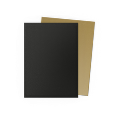 DS Dual Matte Sleeves 100ct - Black & Gold | Anubis Games and Hobby
