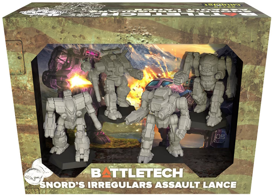 BattleTech: Snord's Irregulars Assault Lance | Anubis Games and Hobby