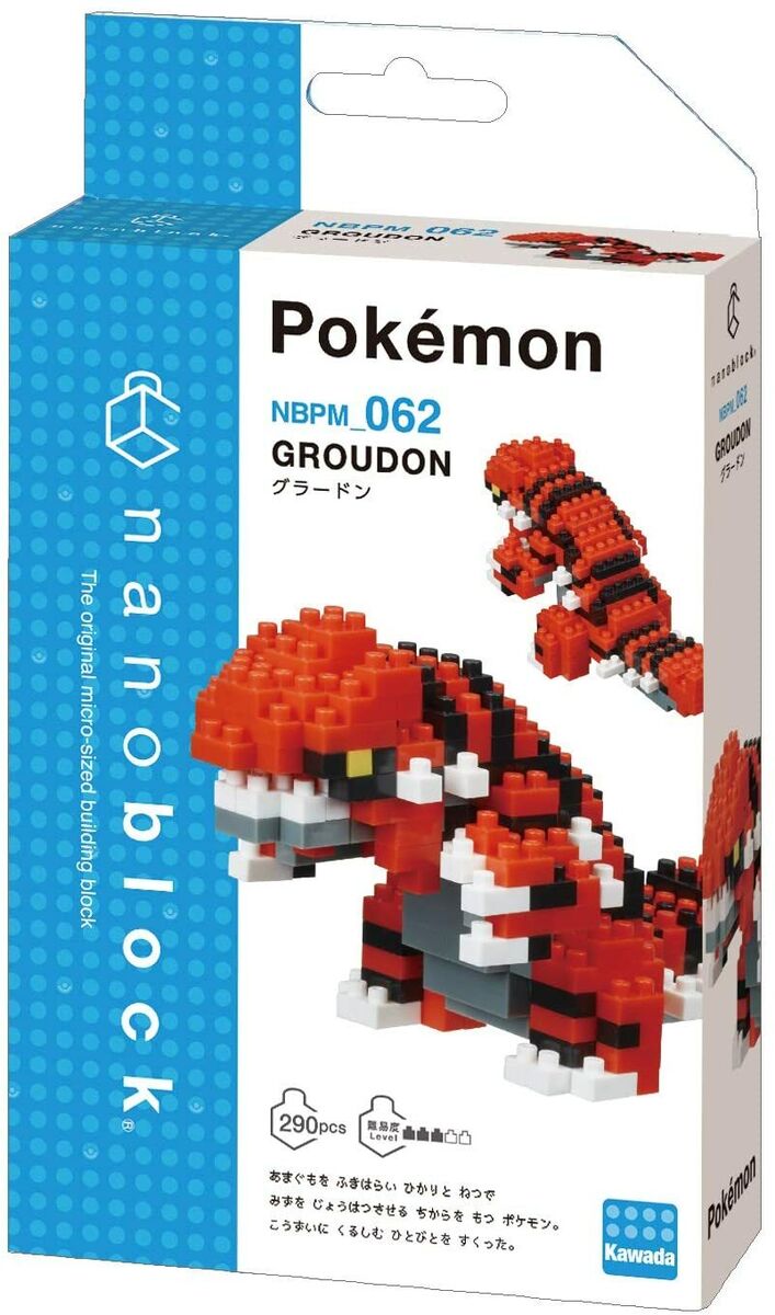 nanoblock - Groudon | Anubis Games and Hobby