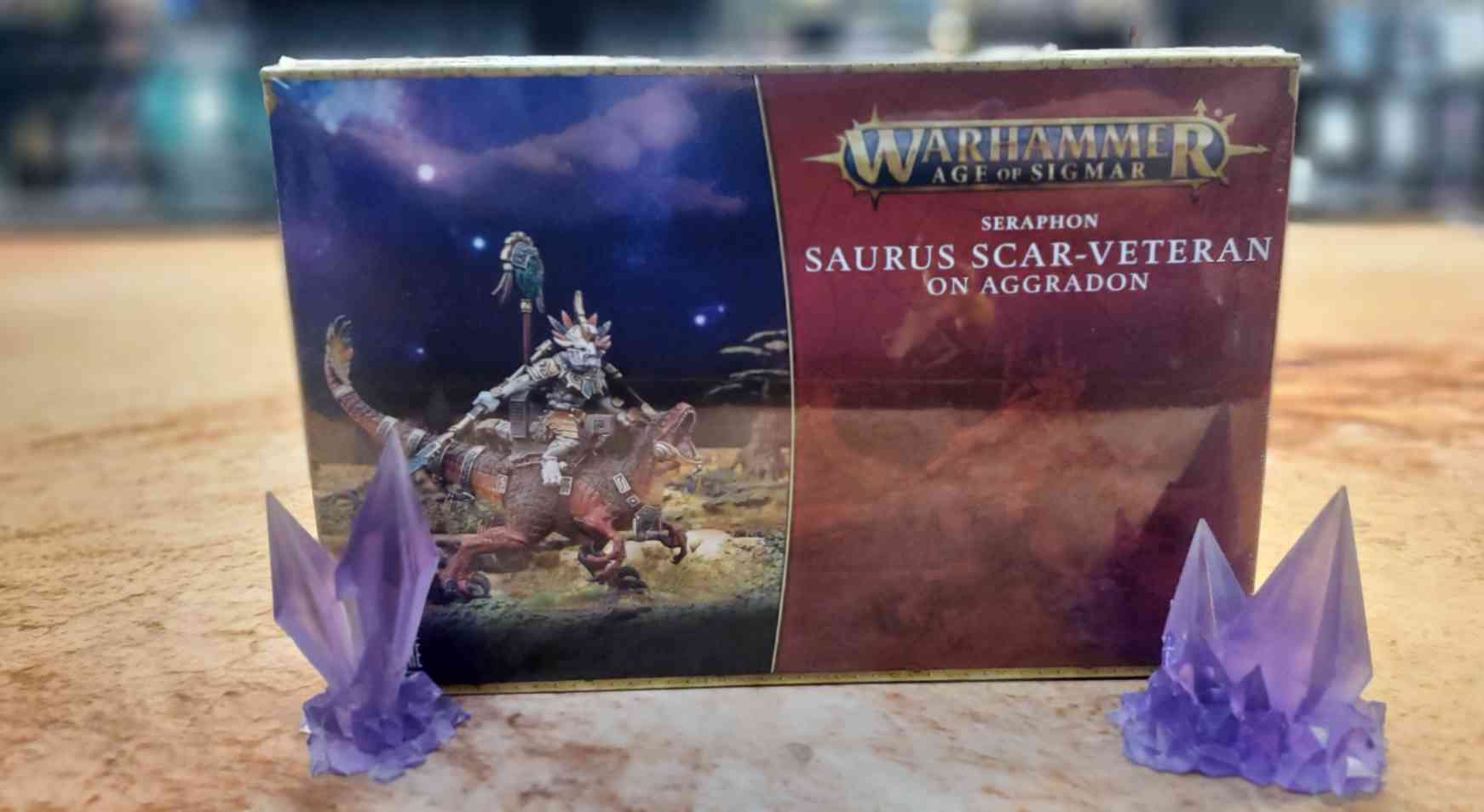Seraphon - Saurus Scar-Veteran on Aggradon | Anubis Games and Hobby