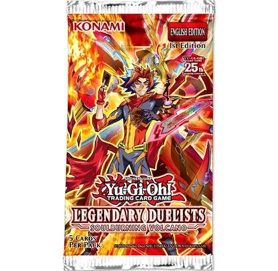 Legendary Duelists Soulburning Volcano Booster Pack | Anubis Games and Hobby