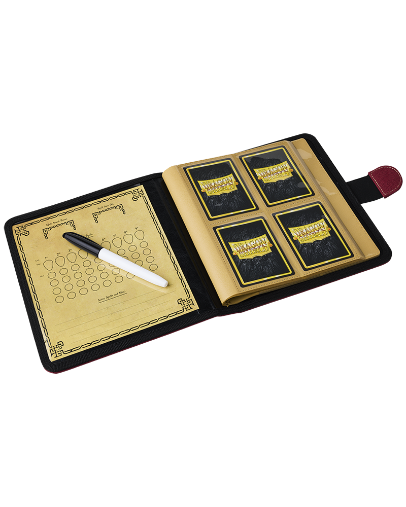 Dragon Shield Roleplaying Spell Codex - Blood Red | Anubis Games and Hobby