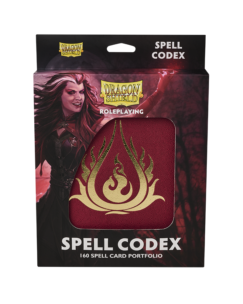 Dragon Shield Roleplaying Spell Codex - Blood Red | Anubis Games and Hobby