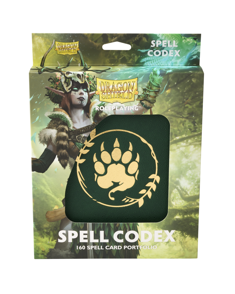 Dragon Shield Roleplaying Spell Codex - Forest Green | Anubis Games and Hobby