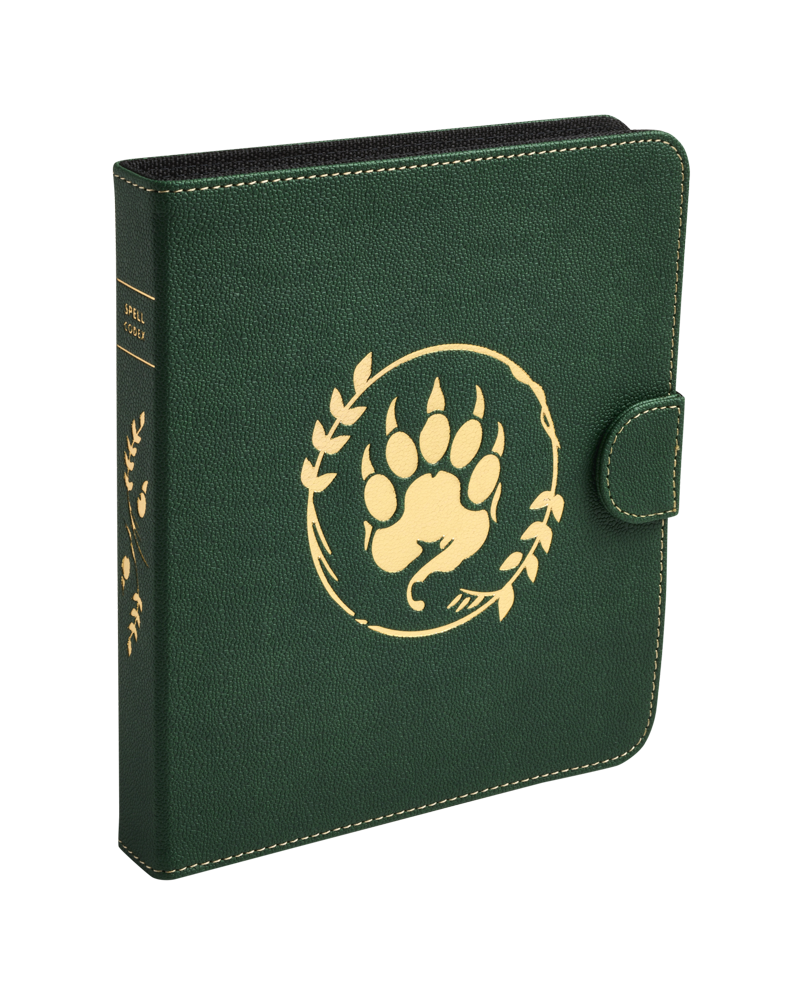Dragon Shield Roleplaying Spell Codex - Forest Green | Anubis Games and Hobby
