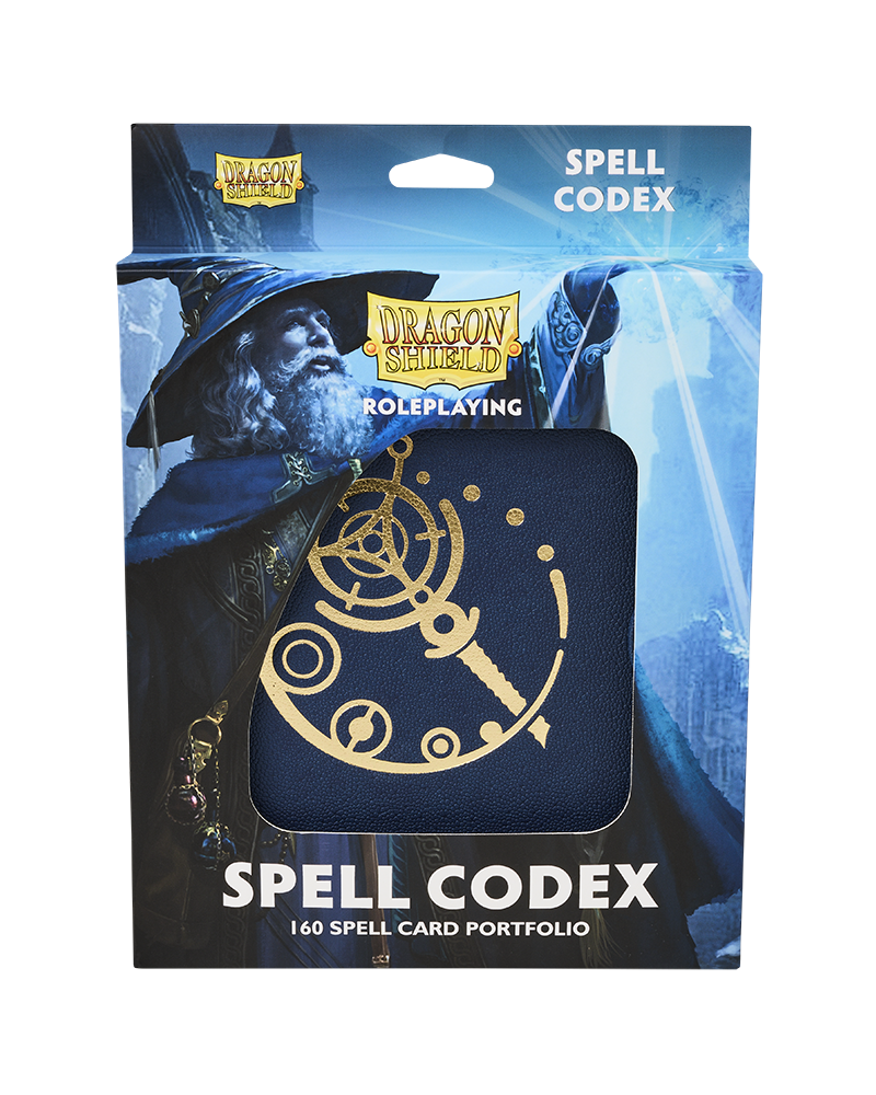 Dragon Shield Roleplaying Spell Codex - Midnight Blue | Anubis Games and Hobby