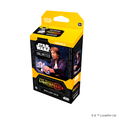 Star Wars Unlimited: Jump to Lightspeed Spotlight Deck - Han Solo | Anubis Games and Hobby