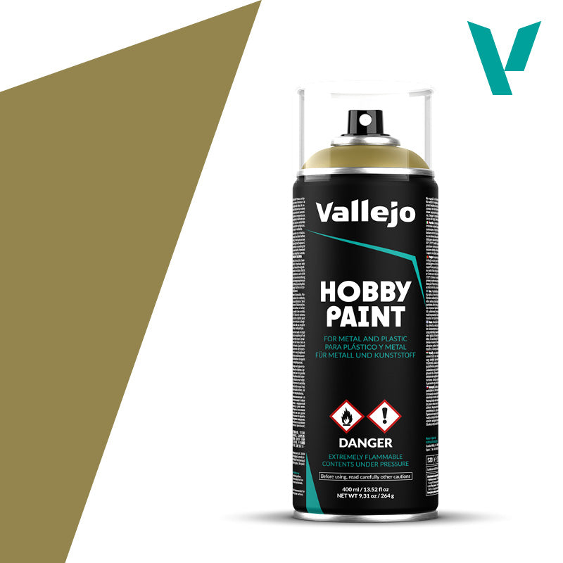 Panzer Yellow Vallejo Spray (400ml) | Anubis Games and Hobby