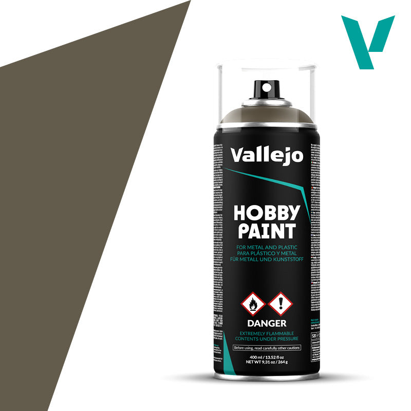 US Olive Drab Vallejo Spray (400ml) | Anubis Games and Hobby