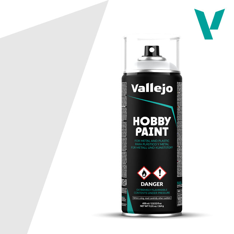 Grey Primer Vallejo Spray (400ml) | Anubis Games and Hobby