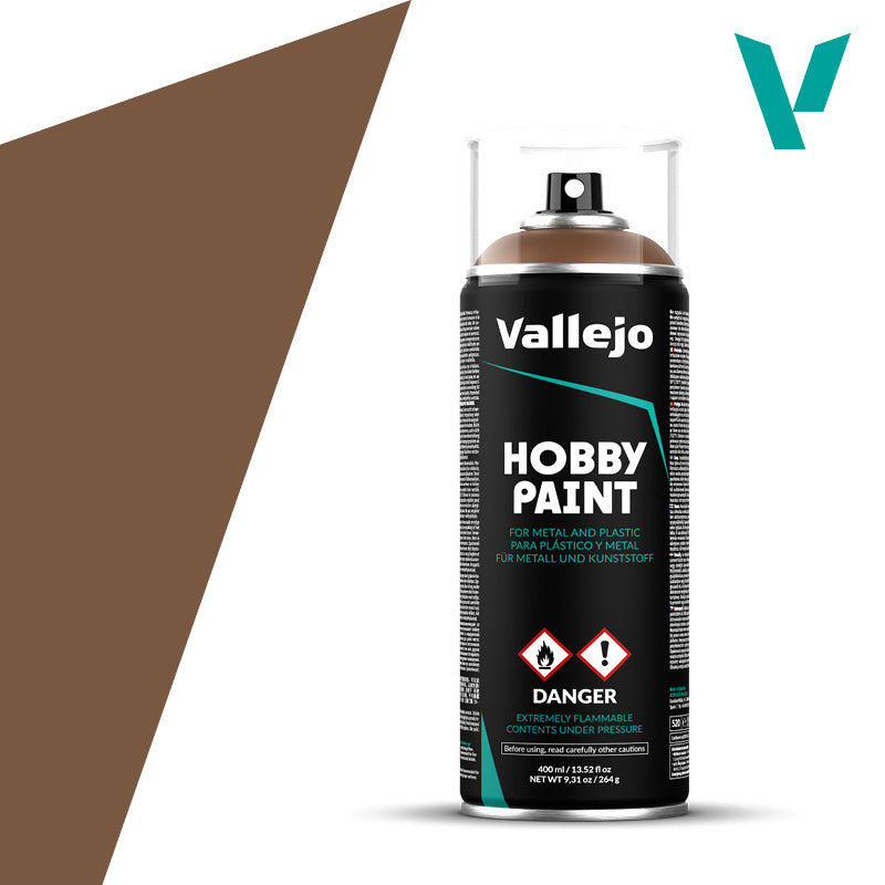 Beasty Brown Vallejo Spray (400ml) | Anubis Games and Hobby