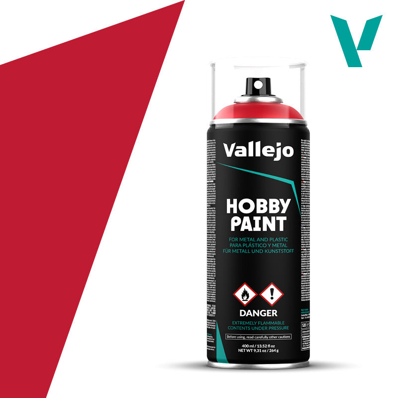 Bloody Red Vallejo Spray (400ml) | Anubis Games and Hobby