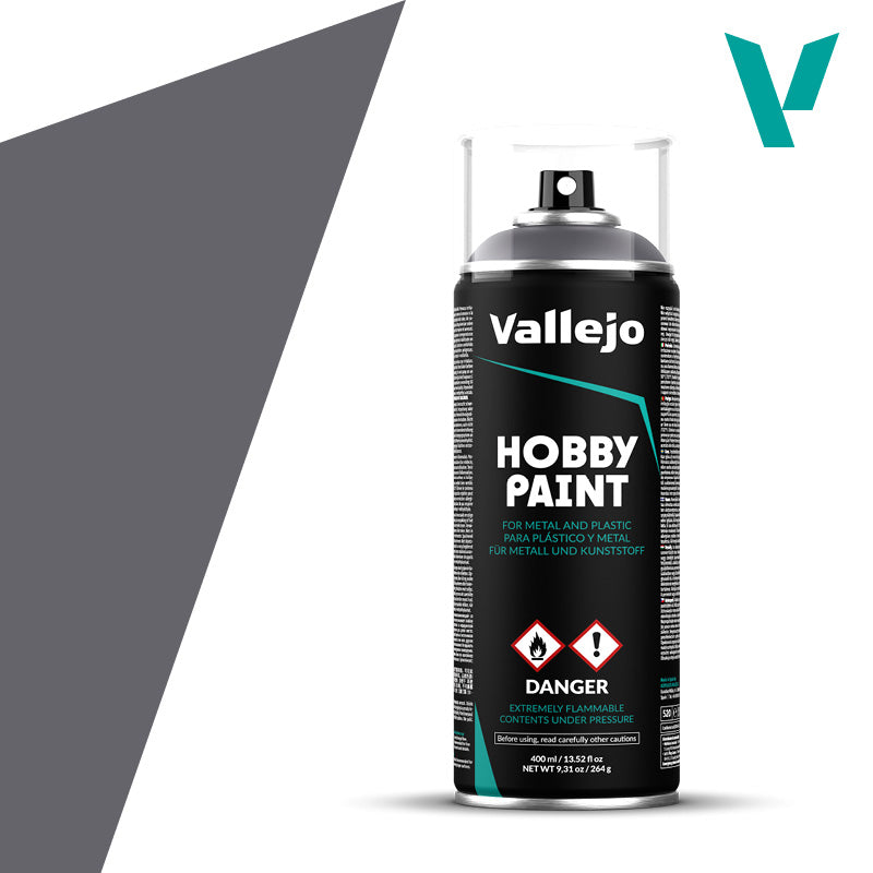 Gunmetal Vallejo Spray (400ml) | Anubis Games and Hobby