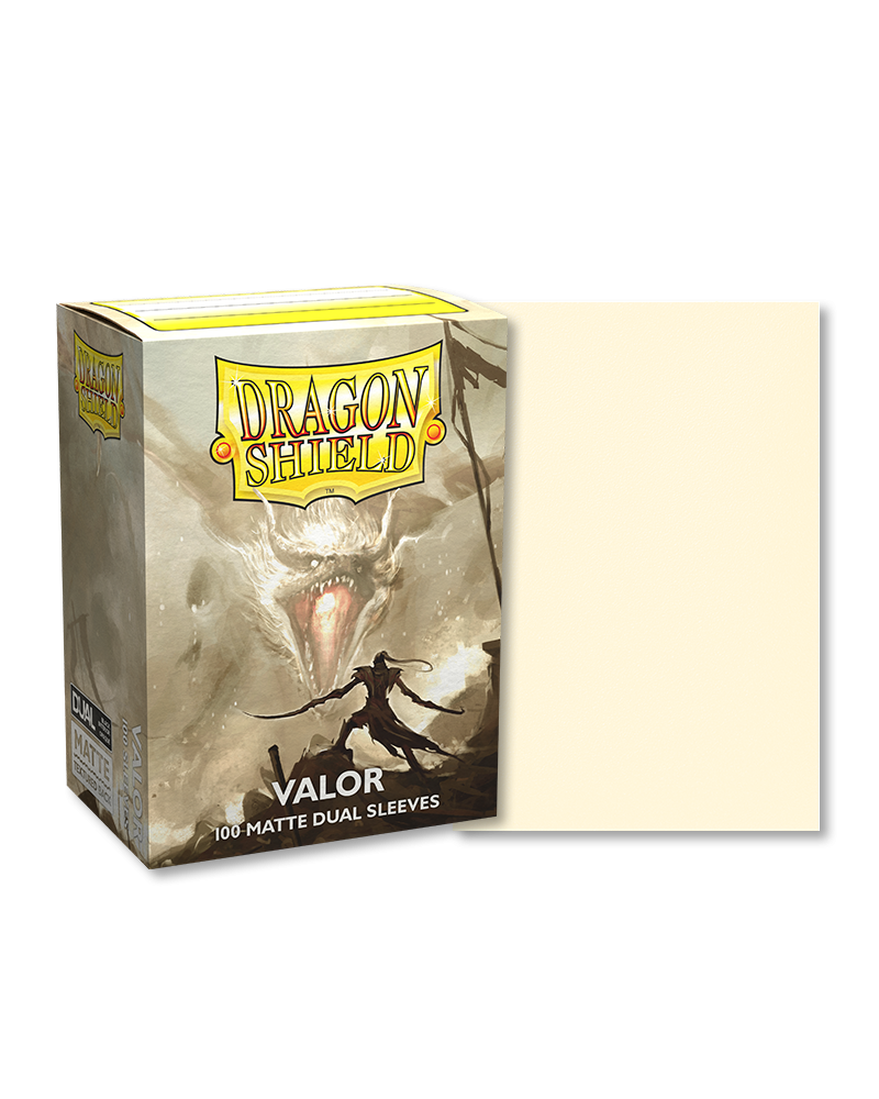 DS Dual Matte Sleeves 100ct - Valor | Anubis Games and Hobby