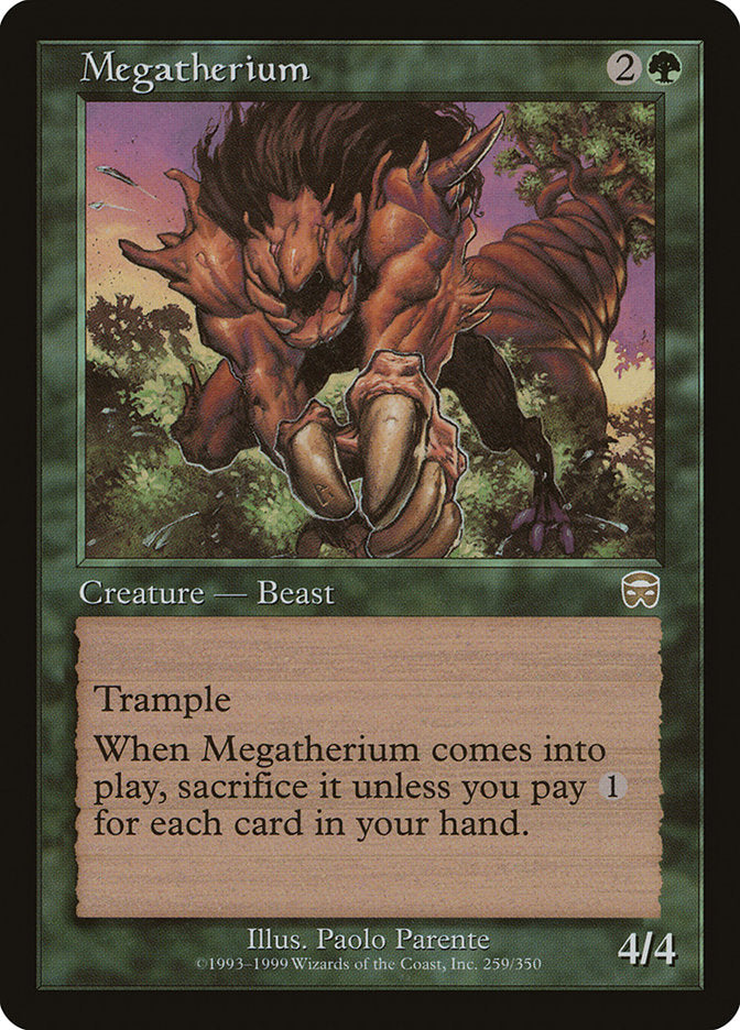 Megatherium [Mercadian Masques] | Anubis Games and Hobby