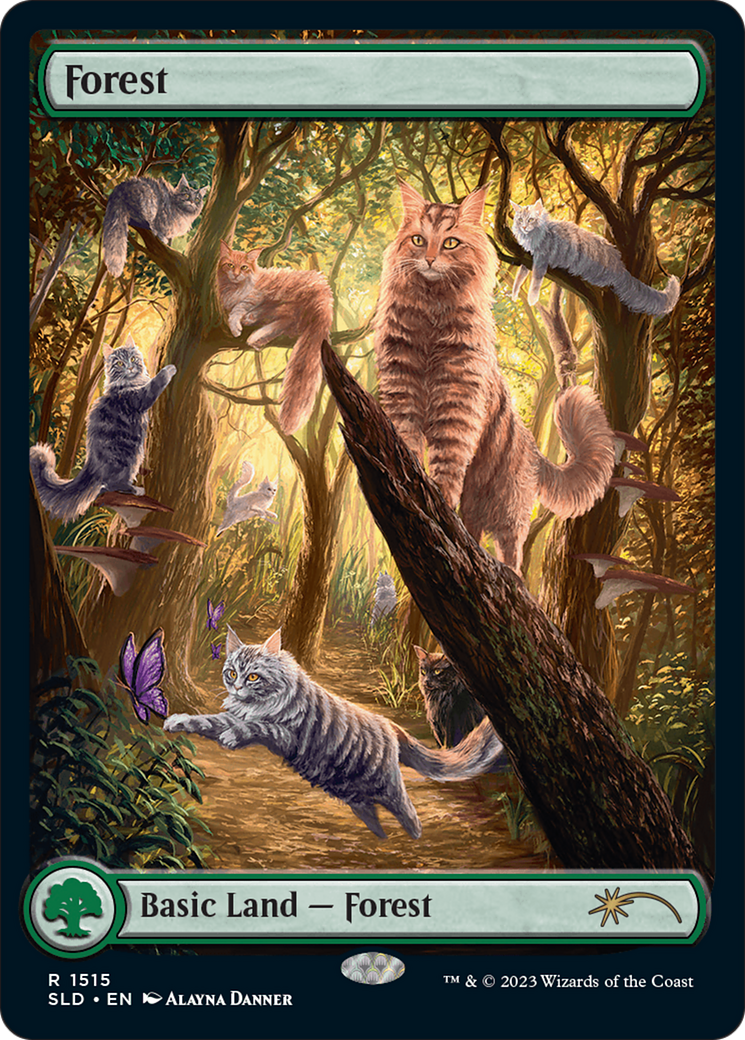 Forest (1515) [Secret Lair Commander Deck: Raining Cats and Dogs] | Anubis Games and Hobby