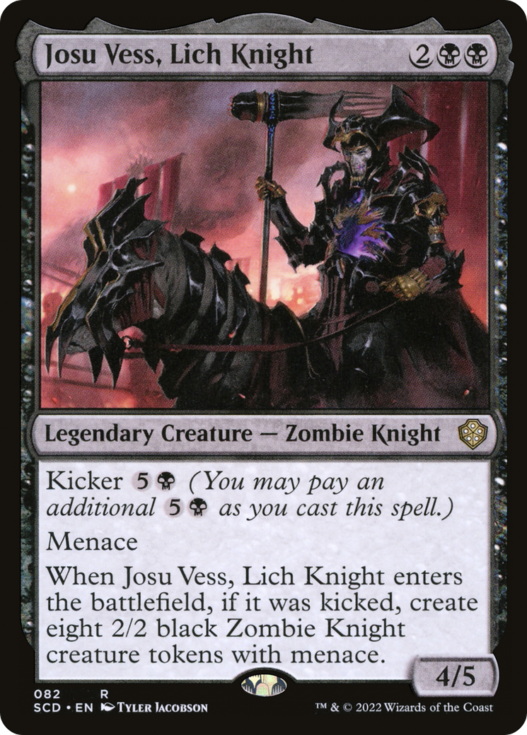 Josu Vess, Lich Knight [Starter Commander Decks] | Anubis Games and Hobby