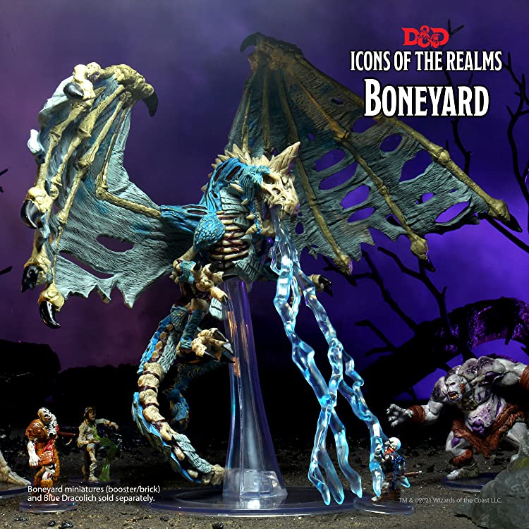 Adult Blue Dracolich | Anubis Games and Hobby