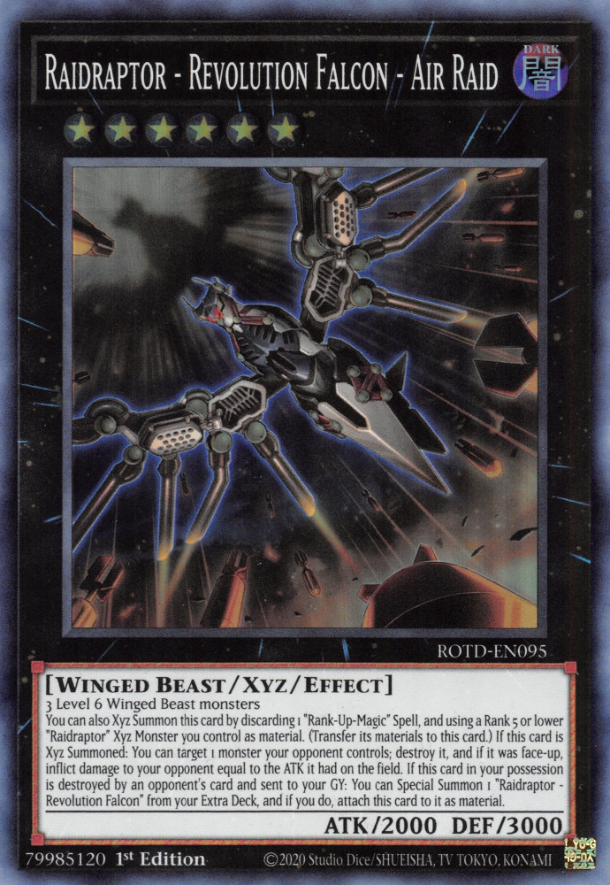 Raidraptor - Revolution Falcon - Air Raid [ROTD-EN095] Super Rare | Anubis Games and Hobby