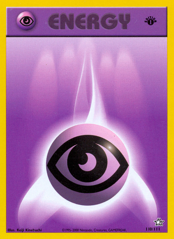 Psychic Energy (110/111) [Neo Genesis 1st Edition] | Anubis Games and Hobby