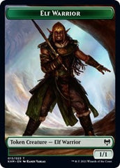 Elf Warrior // Koma's Coil Double-Sided Token [Kaldheim Tokens] | Anubis Games and Hobby