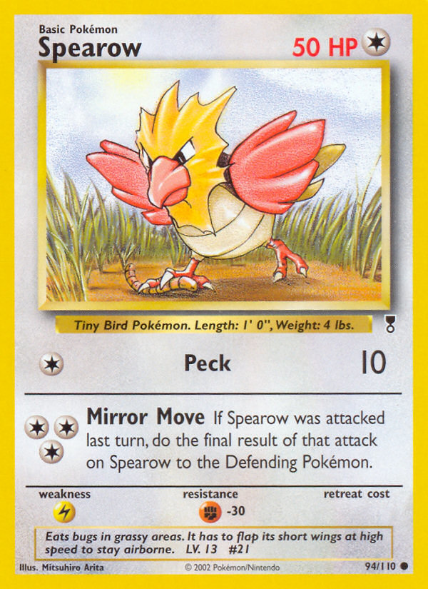 Spearow (94/110) [Legendary Collection] | Anubis Games and Hobby