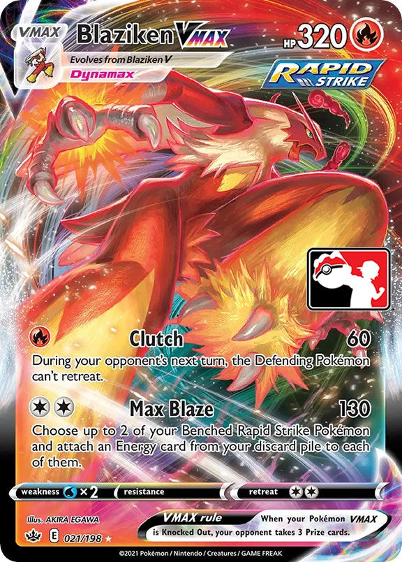 Blaziken VMAX (021/198) [Prize Pack Series One] | Anubis Games and Hobby