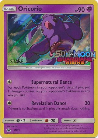 Oricorio (SM19) (Staff Prerelease Promo) [Sun & Moon: Black Star Promos] | Anubis Games and Hobby