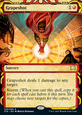 Grapeshot (Foil Etched) [Strixhaven: School of Mages Mystical Archive] | Anubis Games and Hobby