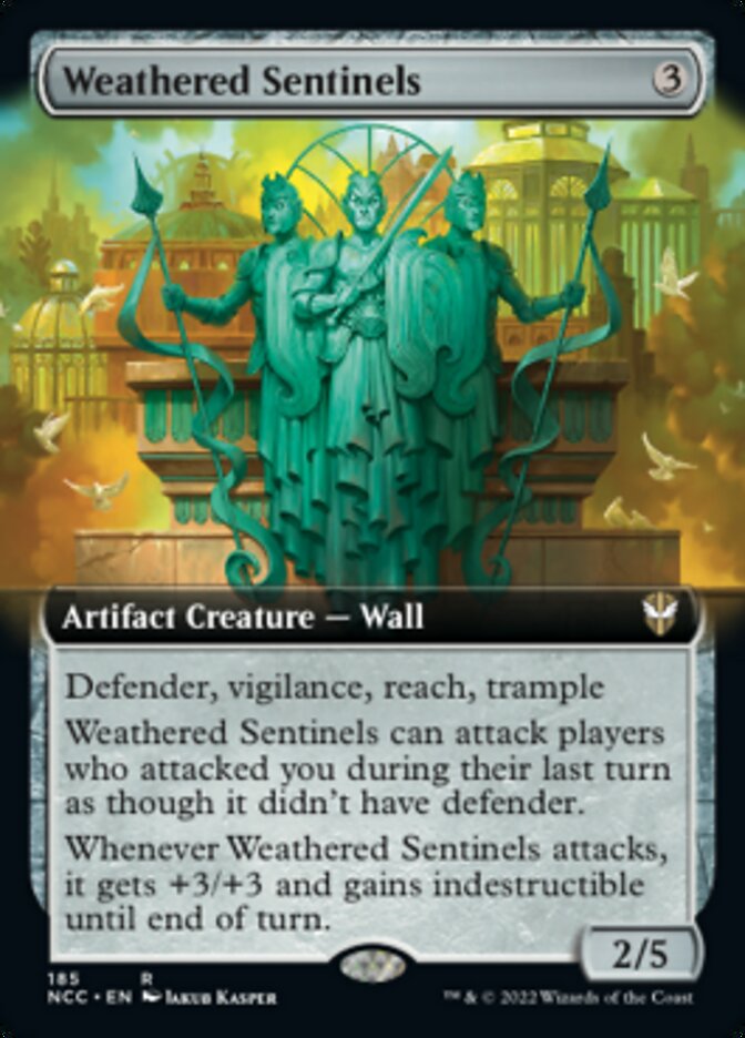 Weathered Sentinels (Extended Art) [Streets of New Capenna Commander] | Anubis Games and Hobby