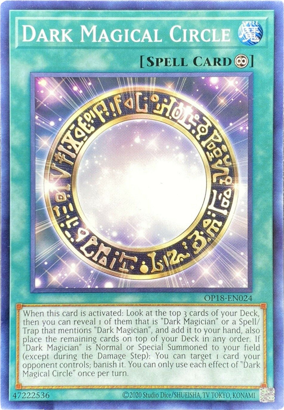 Dark Magical Circle [OP18-EN024] Common | Anubis Games and Hobby