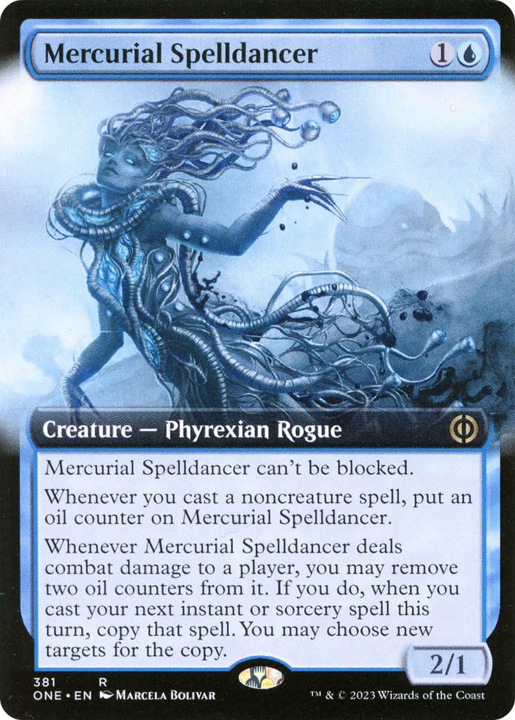 Mercurial Spelldancer (Extended Art) [Phyrexia: All Will Be One] | Anubis Games and Hobby