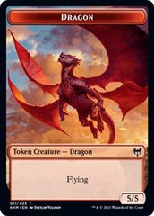 Dragon // Thopter Double-Sided Token [Kaldheim Commander Tokens] | Anubis Games and Hobby