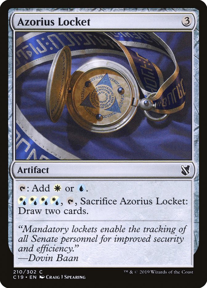 Azorius Locket [Commander 2019] | Anubis Games and Hobby