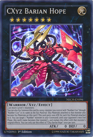 CXyz Barian Hope [NECH-EN096] Super Rare | Anubis Games and Hobby