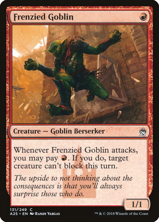 Frenzied Goblin [Masters 25] | Anubis Games and Hobby
