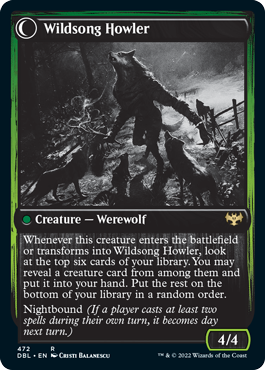 Howlpack Piper // Wildsong Howler [Innistrad: Double Feature] | Anubis Games and Hobby