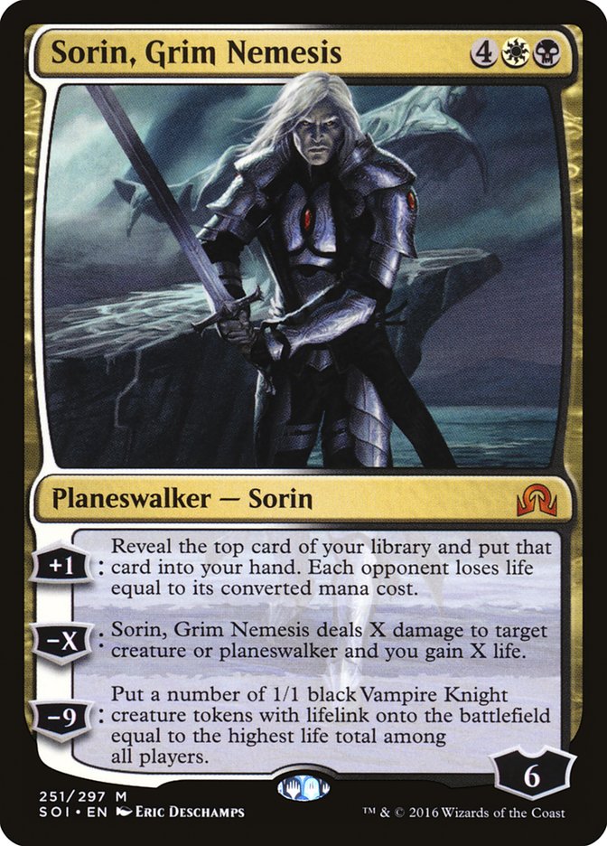 Sorin, Grim Nemesis [Shadows over Innistrad] | Anubis Games and Hobby