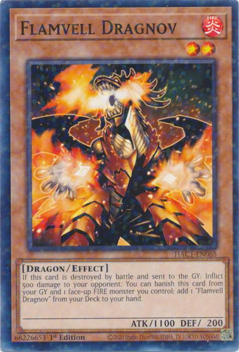 Flamvell Dragnov (Duel Terminal) [HAC1-EN065] Common | Anubis Games and Hobby