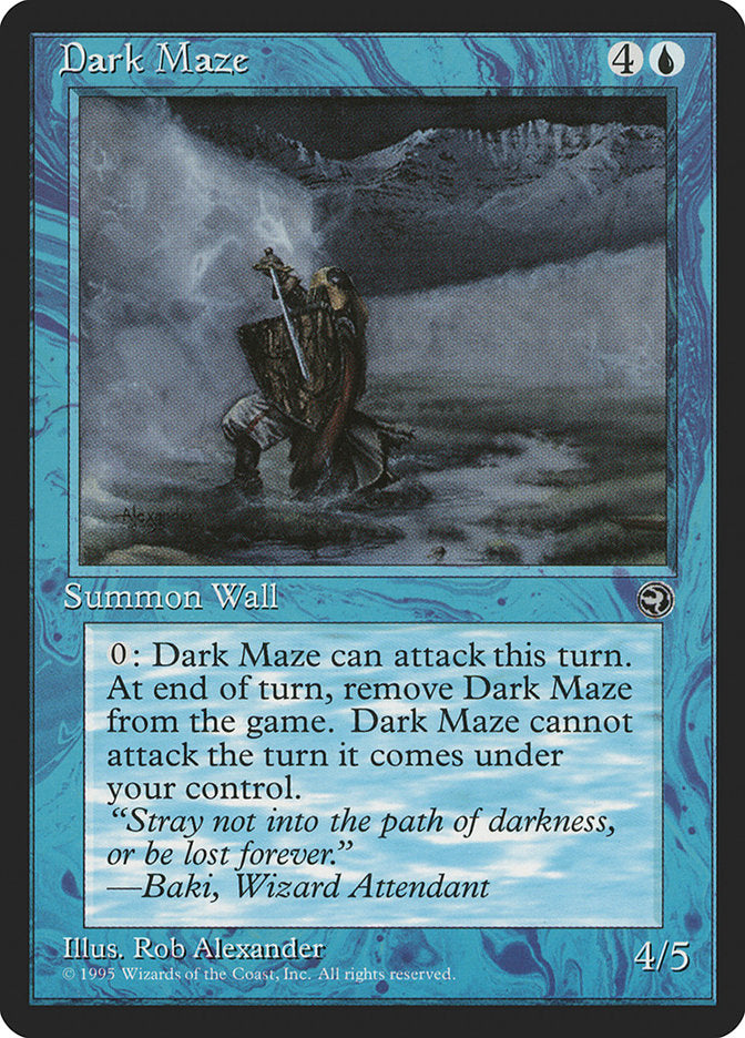 Dark Maze (Baki Flavor Text) [Homelands] | Anubis Games and Hobby