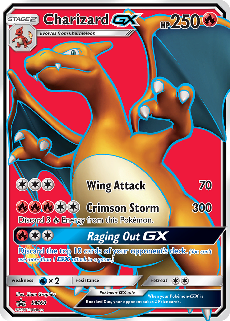 Charizard GX (SM60) [Sun & Moon: Black Star Promos] | Anubis Games and Hobby