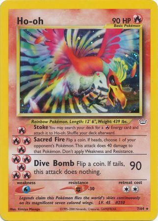 Ho-oh (7/64) [Neo Revelation Unlimited] | Anubis Games and Hobby