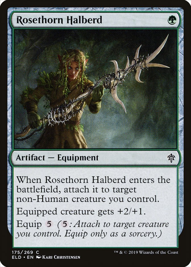 Rosethorn Halberd [Throne of Eldraine] | Anubis Games and Hobby