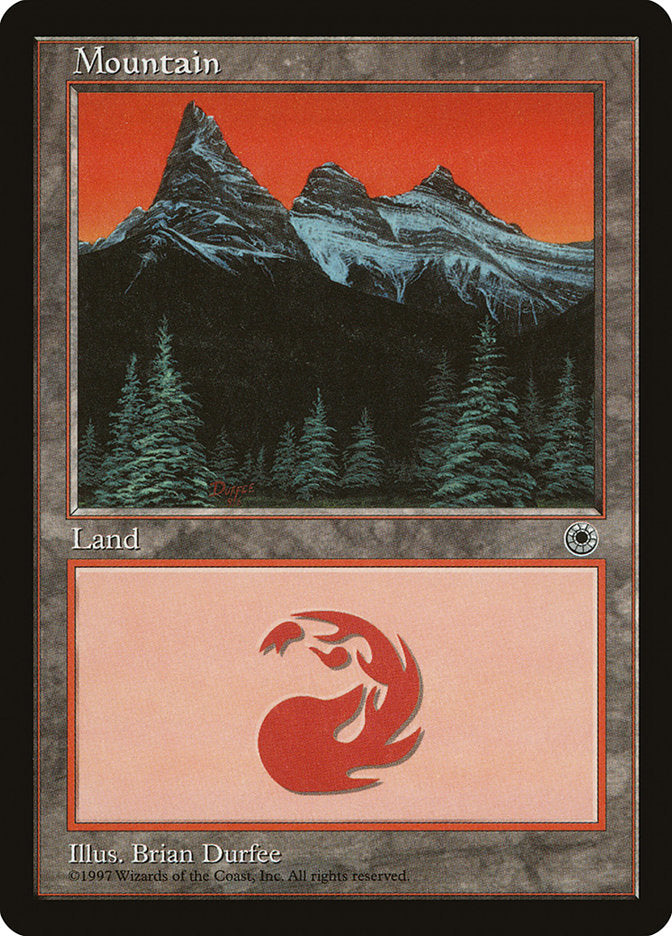 Mountain (9/6 Signature / Tallest Peak Left) [Portal] | Anubis Games and Hobby