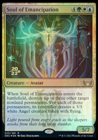 Soul of Emancipation [Streets of New Capenna Prerelease Promos] | Anubis Games and Hobby