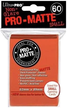 Ultra Pro Deck Protector Small Pro-Matte - Peach 60 Count | Anubis Games and Hobby