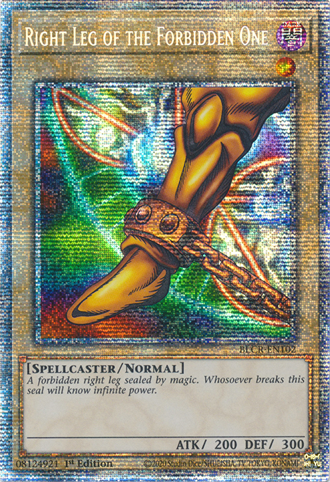 Right Leg of the Forbidden One [BLCR-EN102] Starlight Rare | Anubis Games and Hobby