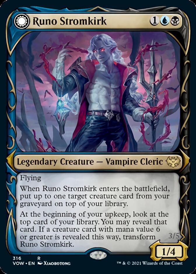 Runo Stromkirk // Krothuss, Lord of the Deep (Showcase Fang Frame) [Innistrad: Crimson Vow] | Anubis Games and Hobby