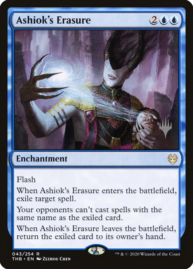 Ashiok's Erasure (Promo Pack) [Theros Beyond Death Promos] | Anubis Games and Hobby