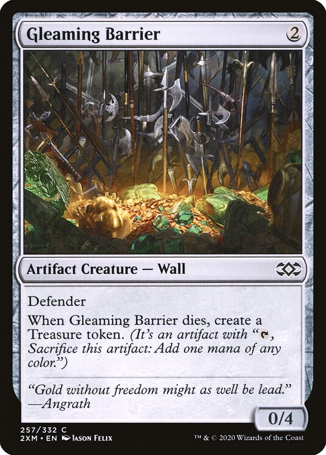 Gleaming Barrier [Double Masters] | Anubis Games and Hobby